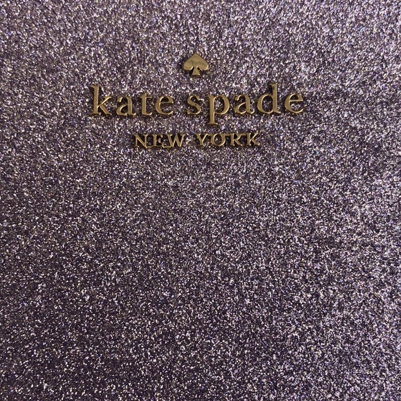 🎊🎉HOST PICK🎉🎊 NWT Stunning Glittery Kate Spade ♠️ Lilac Frost Purse 👛 - Picture 4 of 17